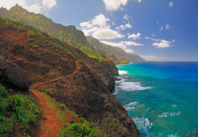 Kalalau trail at 9 miles