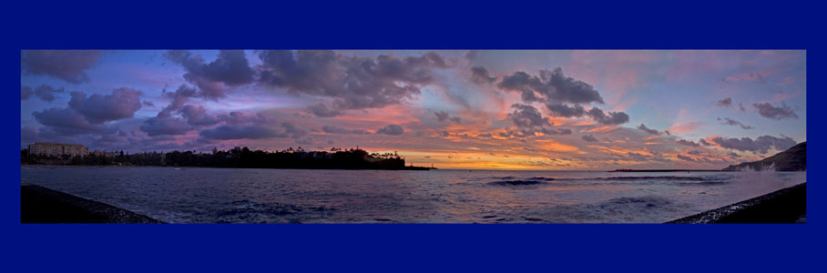 Kalapaki Sunrise Panorama