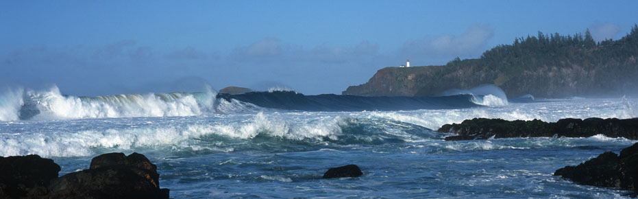 Secret beach Surf Panorama