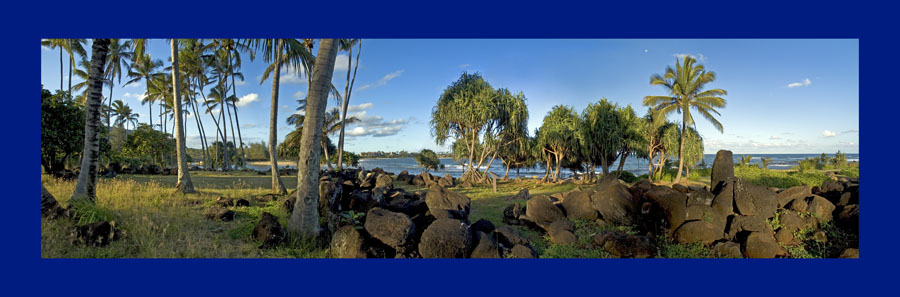 Wailua Heiau panorama